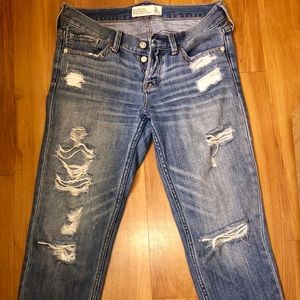 Abercrombie and Fitch boyfriend jeans